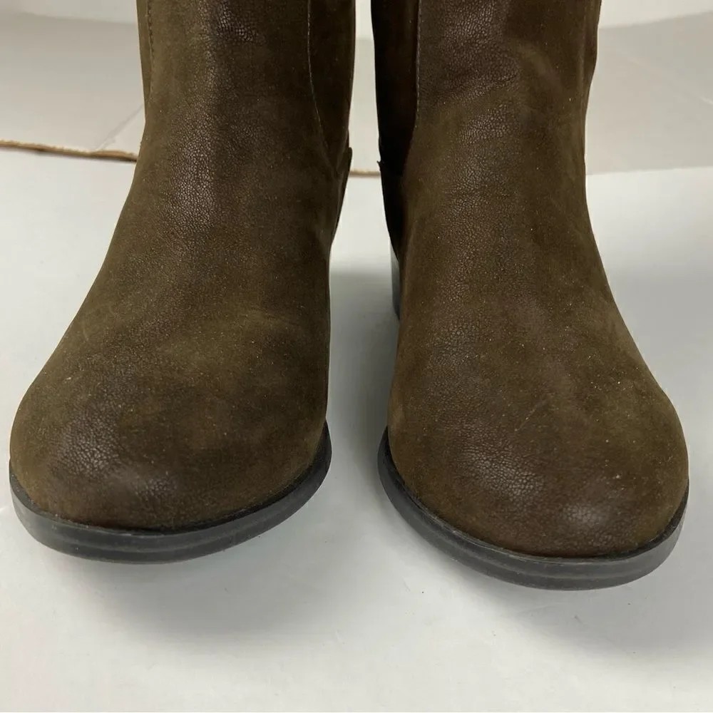 Mia Knee Boots‎ Carsyn Espresso Brown Minimalist Equestrian Boho Riding Boot 7.5